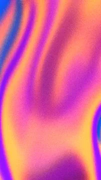 Vibrant Neon Wave Pattern in Orange, Purple, Blue for Futuristic Y2K Design Stock Illustration