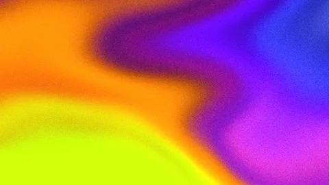Vibrant Neon Wave Pattern - Purple, Orange, Yellow Retro 80s, Futuristic Design Stock Illustration