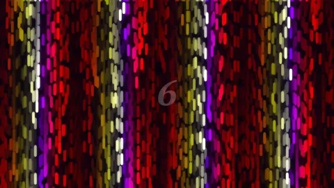 Vibrant neon wave patterns: Abstract digital energy background texture Stock Footage 342207961
