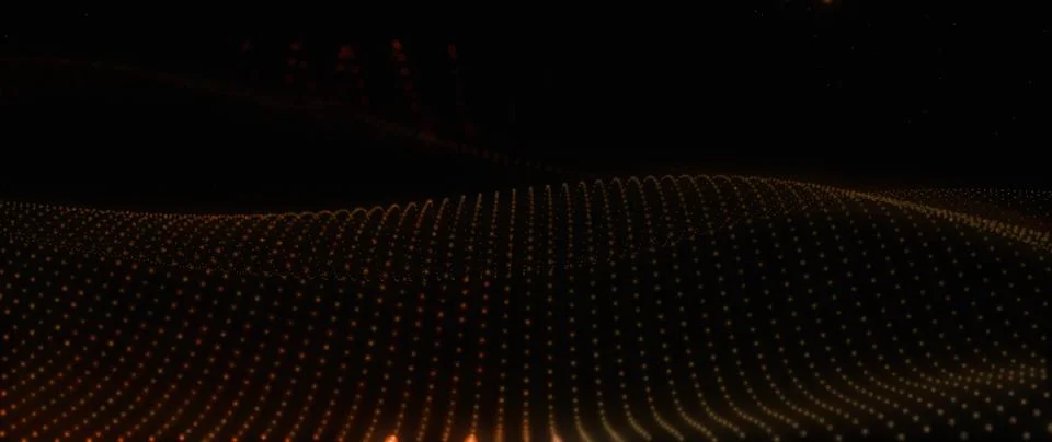 Vibrant Nexus: Dynamic Abstract Background of Interconnected Glowing Partic.. 스톡 일러스트