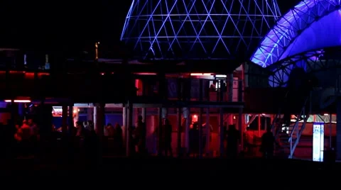 Vibrant night disco 스톡 동영상 8562001