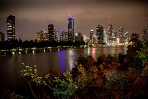 A Vibrant Nightscape Stock Photos