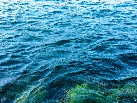 Vibrant Ocean Waves texture pattern Stock Photos