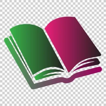 Vibrant open book stack. Stock Illustration