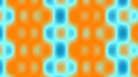 Vibrant Orange and Blue Geometric Seamless Pattern Background Overlay Stock Footage 341058413