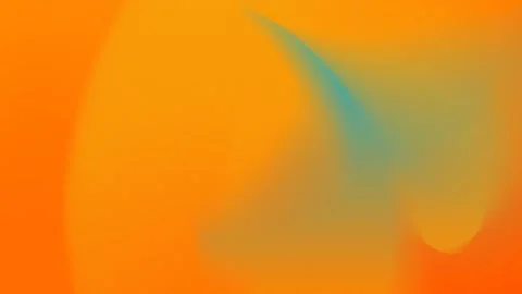 Vibrant orange and blue gradient with smooth curves. Seamless loop background. 動画素材 309855623