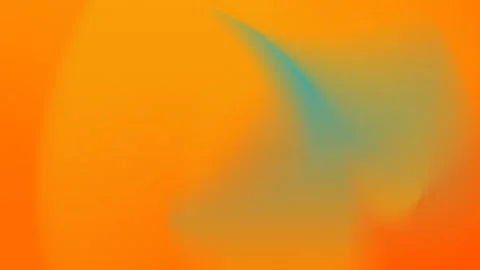 Vibrant orange and teal gradient with soft curves in seamless loop background. Stockbeeldmateriaal 309855586