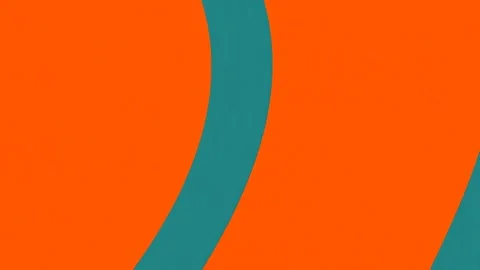 Vibrant Orange and Teal Gradient Background Abstract Wave Motion Design Stock Footage 342207967