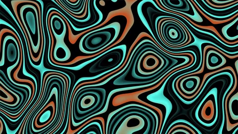 Vibrant orange and teal marble texture background. Stock Footage 313797660