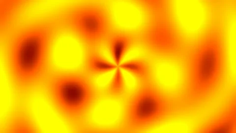 Vibrant Orange and Yellow Plasma Fluid Motion Graphic Background Stock Footage 341728537