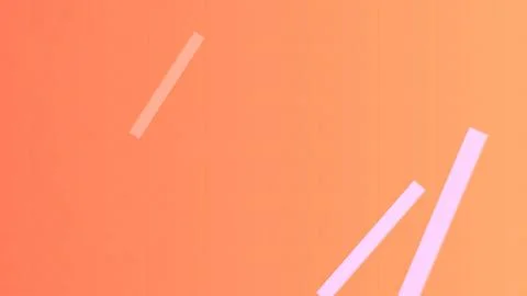 Vibrant orange background with dynamic white lines Stock Illustration