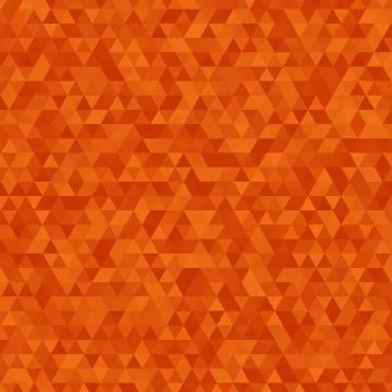 Vibrant Orange Background With Numerous Triangles Stock Illustration