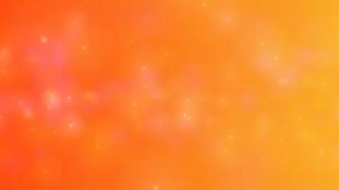 Vibrant orange background with sparkling lights and bokeh effect イラスト素材
