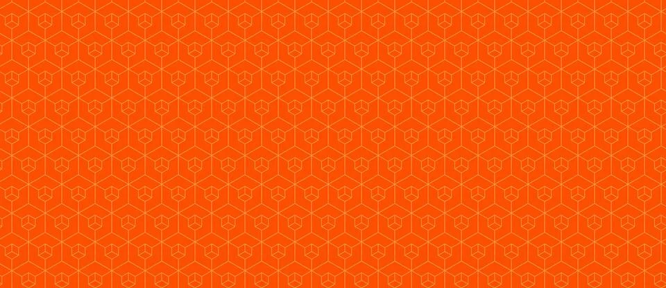 Vibrant orange geometric pattern.  Subtle, repeating design ideal for backgro 스톡 일러스트