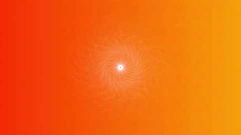 Vibrant orange gradient background with swirling white light effect Stock Illustration