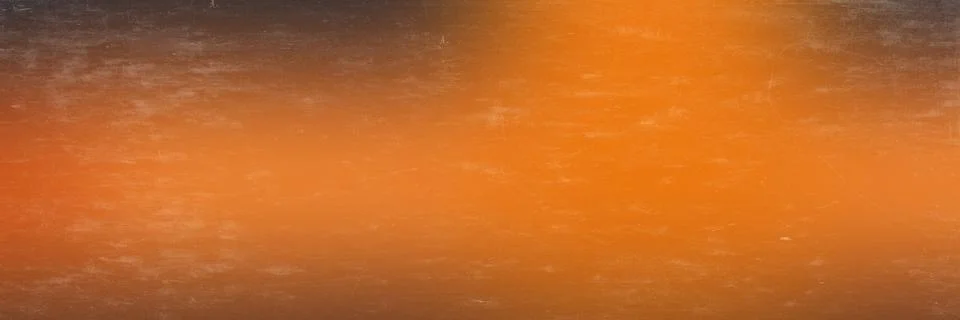 Vibrant orange gradient background texture with subtle distressed scratched.. Stock Illustration