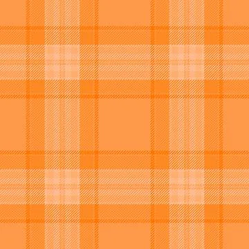 Vibrant orange plaid pattern. Classic tartan design for backgrounds, textiles Stockillustratie