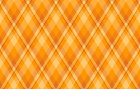 Vibrant orange plaid pattern, perfect for autumnal designs, fallthemed backgr Stock Illustration