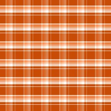 Vibrant Orange Plaid Seamless Pattern Texture for Autumn and Thanksgiving D.. 스톡 일러스트