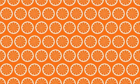 Vibrant orange slice pattern, perfect for branding, websites, or textile desi 스톡 일러스트