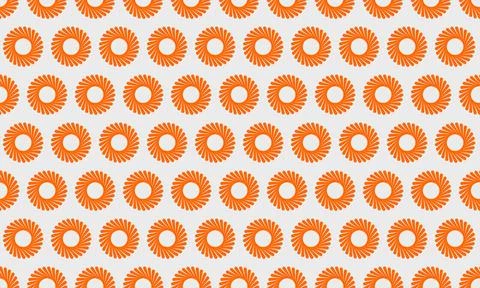 Vibrant orange sunburst pattern on a light gray background.  Perfect for webs Stockillustratie