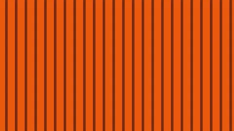 Vibrant Orange Vertical Stripes Abstract Background Texture Seamless Design Stock Footage 343631236