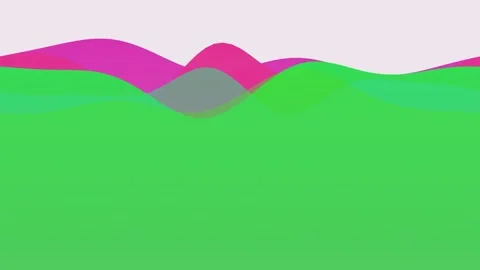 Vibrant orange wave abstract background loop 스톡 동영상 342648389