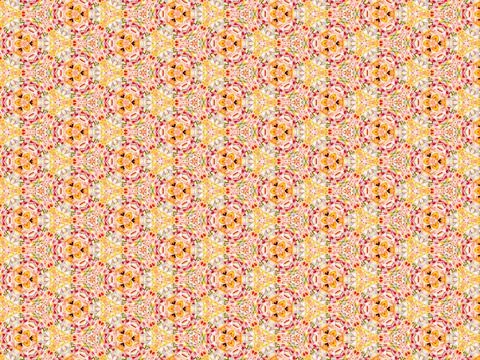 Vibrant orange yellow triangular seamless patterned background for wallpapers Stock Illustration