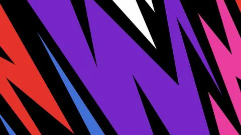 Vibrant orange zigzag background Illustrazione stock