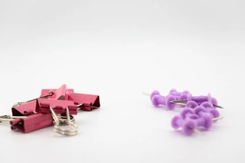 Vibrant Order Notes and Fasteners Creating a Space for Ideas Stock Photos