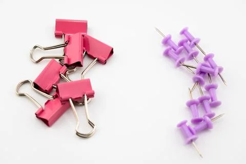 Vibrant Order Notes and Fasteners Creating a Space for Ideas Stock Photos