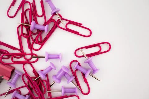 Vibrant Order Notes and Fasteners Creating a Space for Ideas Stock Photos