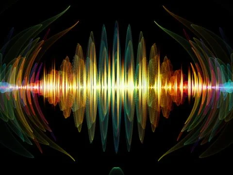 Vibrant Oscillation Stock Illustration