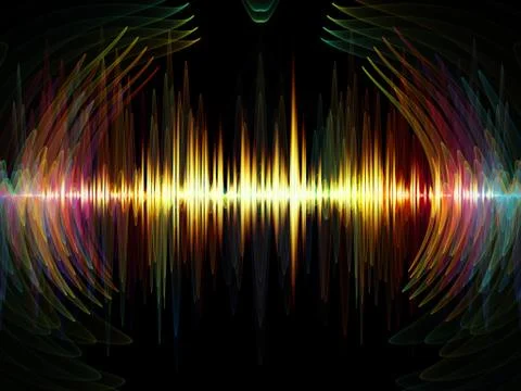 Vibrant Oscillation Stock Illustration