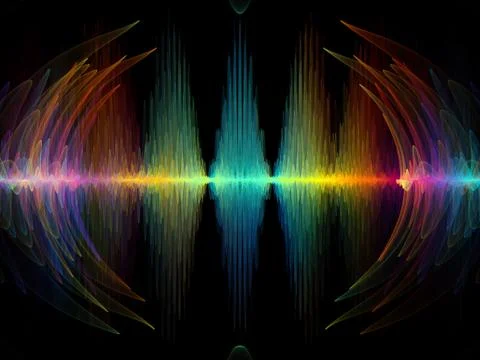Vibrant Oscillation Stock Illustration