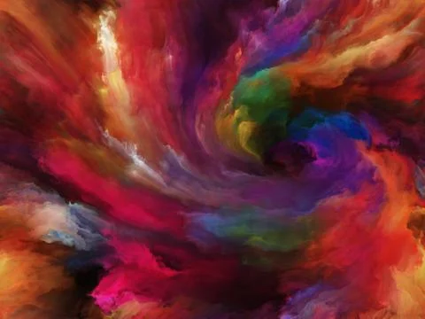 Vibrant Paint Stockillustratie