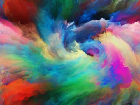 Vibrant Paint Stockillustratie