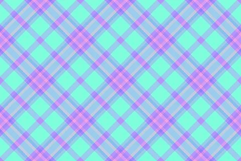 Vibrant pastel plaid pattern in mint, pink, and lavender.  Perfect for textil Stock Illustration