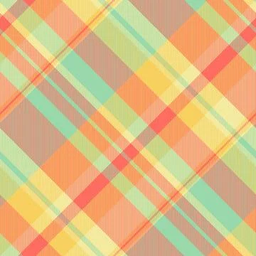Vibrant pastel plaid pattern, perfect for textile design, website backgroun.. Stock Illustration