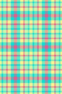 Vibrant pastel plaid pattern.  Perfect for textile design, website background Stock Illustration