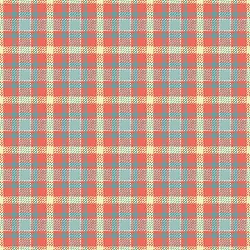 Vibrant pastel plaid pattern.  Perfect for textile design, website backgrou.. Stock Illustration