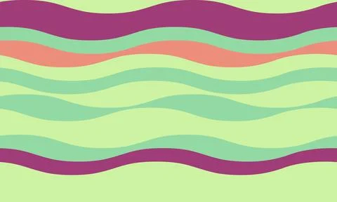 Vibrant pastel wave pattern background.  Perfect for websites, social media,  Stock Illustration