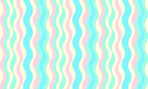Vibrant pastel wave pattern background.  Perfect for websites, social media,  Stock Illustration