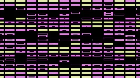 Vibrant pattern display for dynamic music environments and interactive parties Stock Footage 293444653