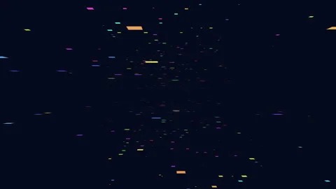 Vibrant pattern grid colorful squares in a dynamic arrangement Stock Footage 322056974