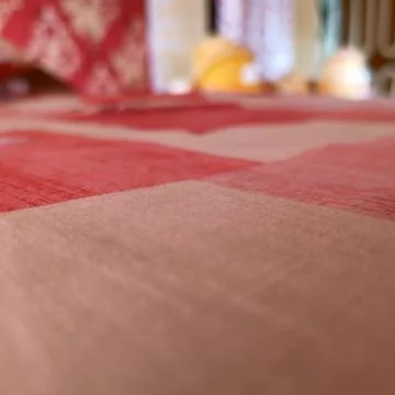 Vibrant Picnic Tablecloth Pattern in Retro Style Stock Photos