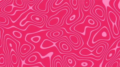 Vibrant Pink Abstract Pattern Celebrating Women Equality Day. Stock Illustration