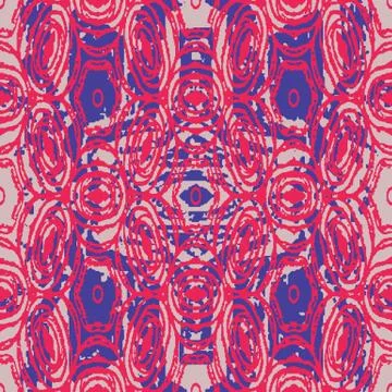 Vibrant pink abstract seamless vector pattern Illustrazione stock
