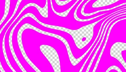Vibrant Pink Abstract Swirl Pattern Illustrazione stock