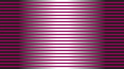 Vibrant pink and silver horizontal striped pattern with gradient effect Stockillustratie